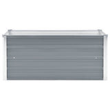 Vidaxl Planter Inserts 100x40x45 cm Galvanizovaná ocel šedá