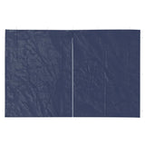 VidaXL tent walls with zipper PE blue 2 pcs