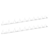 Vidaxl Wall hroty 2 ks 1 m ocel