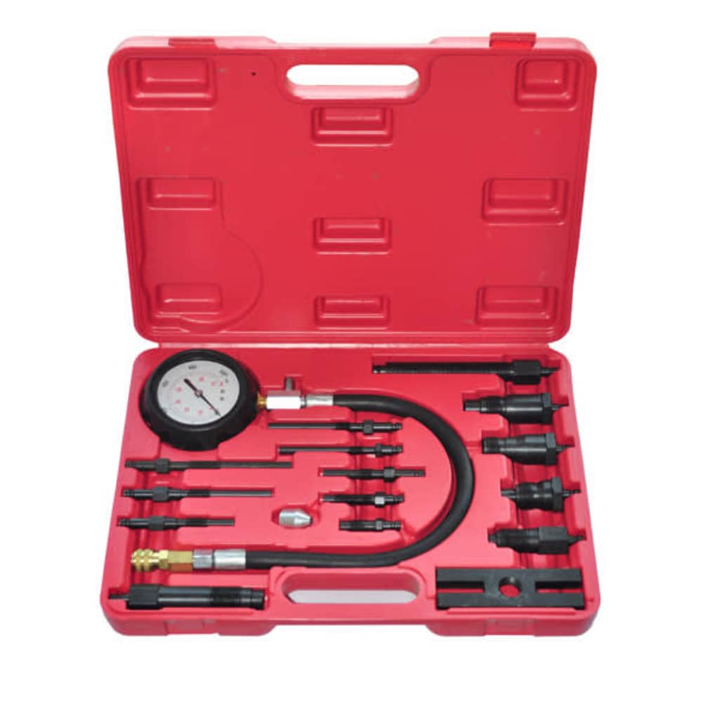 Vidaxl 17-part compression tester set for diesel engines