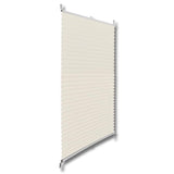 Vidaxl Plissé Roller Blind 80x100cm krema