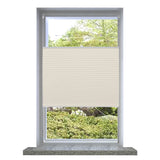 Vidaxl Plissé Roller Blind 80x100cm krema