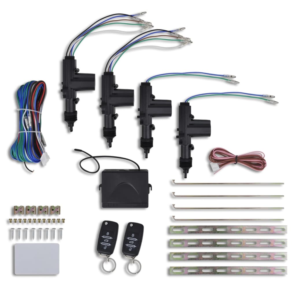 VidaXL door lock set 2 Keys for VW Audi Skoda 4 Motor
