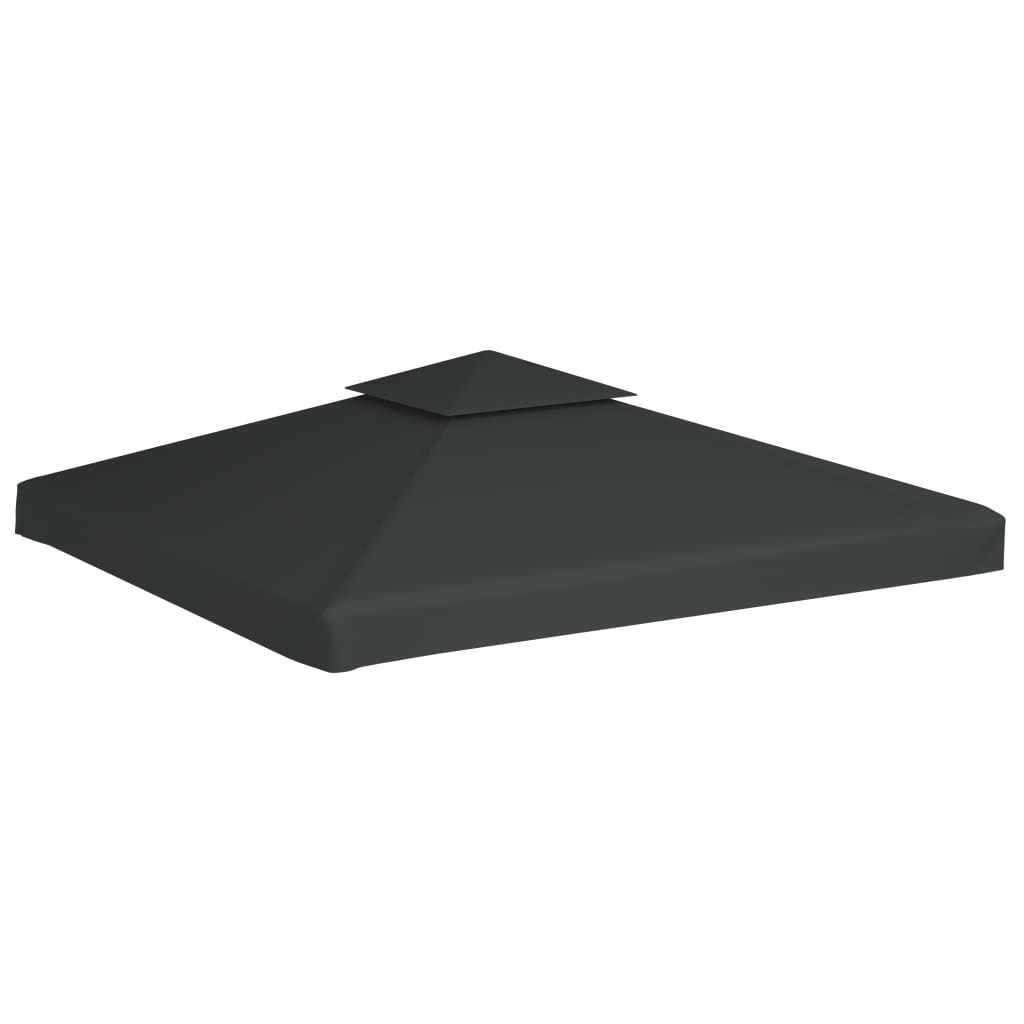 Vidaxl Sostituzione Tenda tessuto Arbor 310 g m² 3x3 m grigio scuro