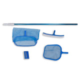 VidaXL Swimming pool set 2 Nets, 1 scrubber, 1 brush + telescopic pole