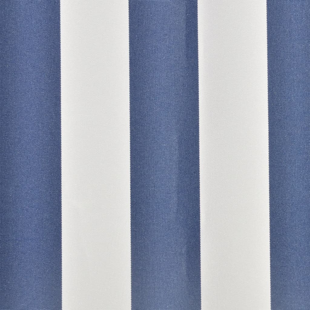 Vidaxl laifeldoek 3x2,5 m platno modro in belo