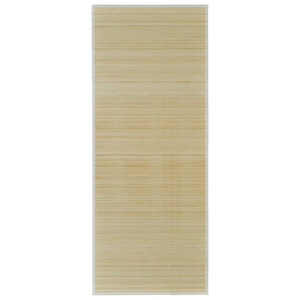 Vidaxel Teppech rechteckent 80x300 cm Bambus natierlech