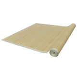 Vidaxl Teppich rechteckig 120x180 cm Bambus Natural