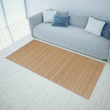 Vidaxl preproga pravokotna 80x200 cm bambusova rjava