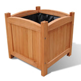 Vidaxl Planilniki so dvignili 2 pc 30x30x30 cm les
