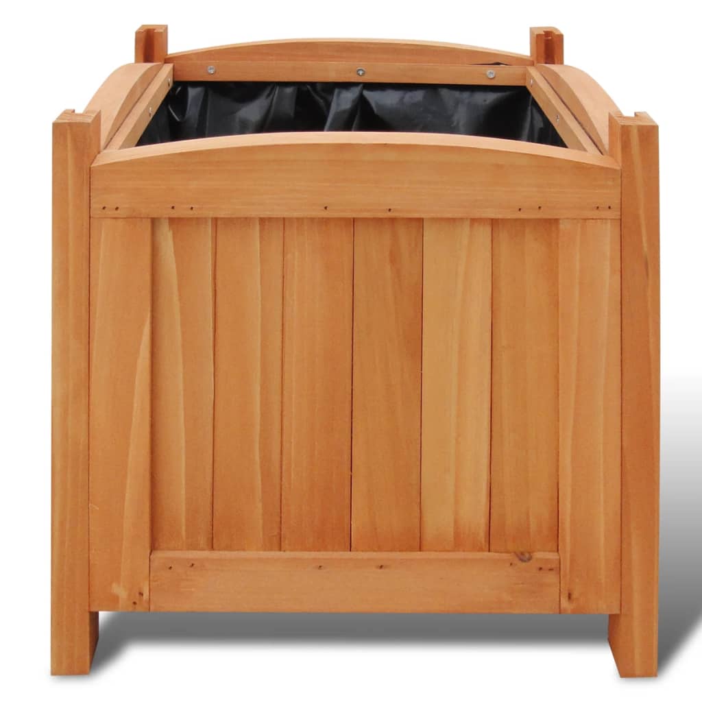 Vidaxl Planilniki so dvignili 2 pc 30x30x30 cm les