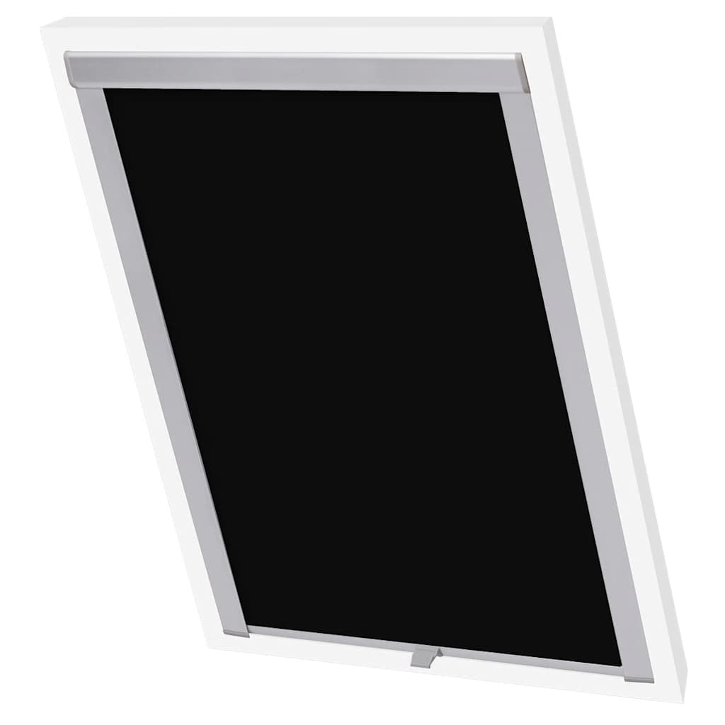 Vidaxl rouleau aveugle accablant noir c02