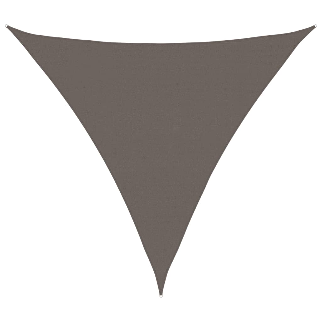 Vidaxl Sunshade HDPE triangular 5x5x5 m Anthracite