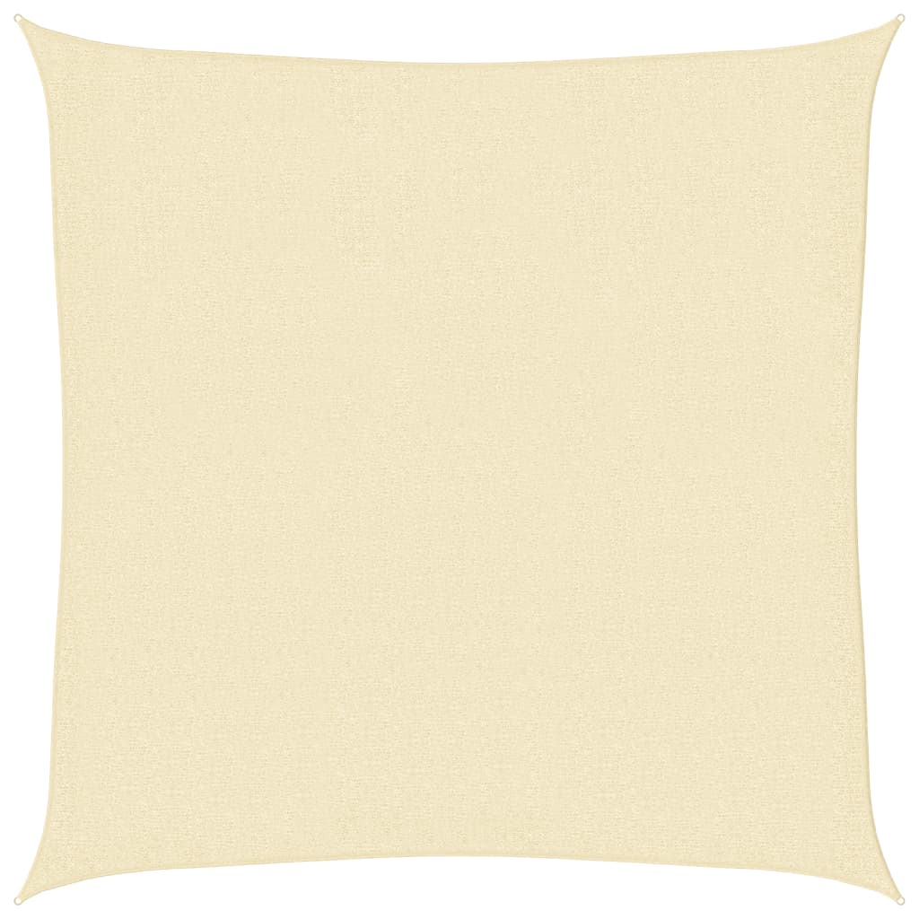 VIDAXL SUNSHADE HDPE CREAR Square 3,6x3,6 m