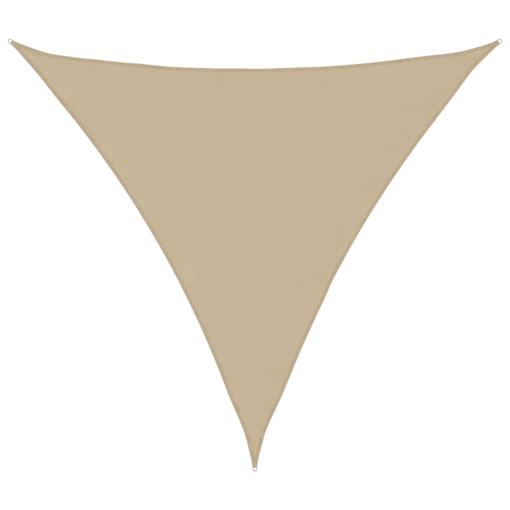Vidaxl SunShade Triangular 3,6x3,6x3,6 m oxfordská textilie béžová