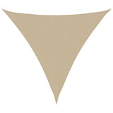 Vidaxl SunShade Triangular 3,6x3,6x3,6 m oxfordská textilie béžová