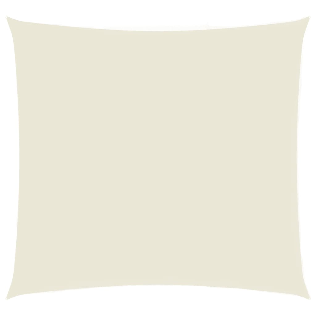 Vidaxl Sunshade Square 3.6x3.6 M Oxford Fabric Crème -Coled
