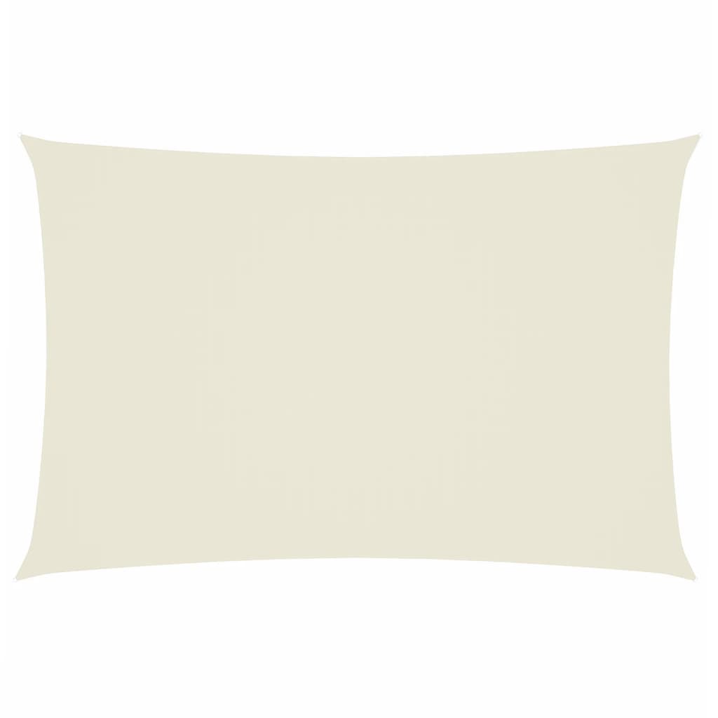 Vidaxl Sun Shade Rectangular 2x4 M in tessuto Oxford Crème colorato