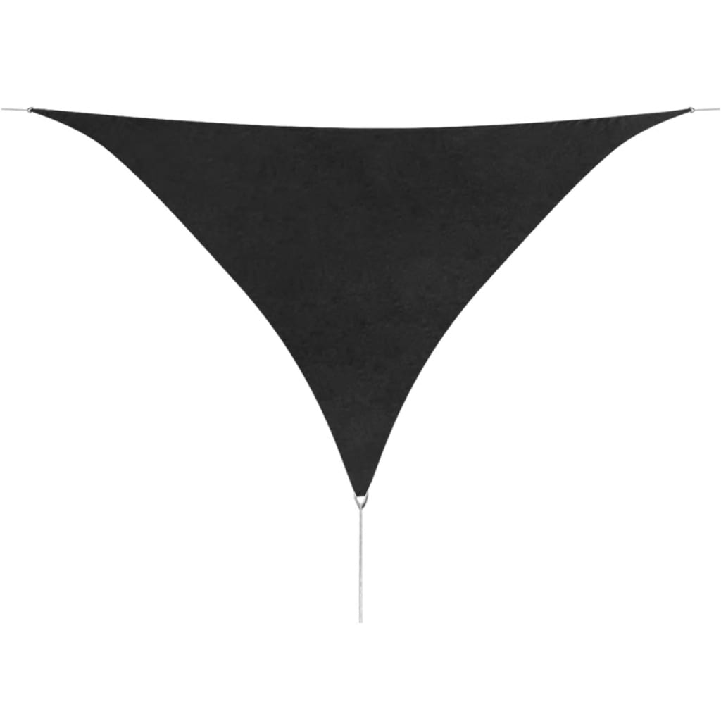 Vidaxl Sunshade Triangular 5x5x5 M Oxford Fabric Anthracite -colored