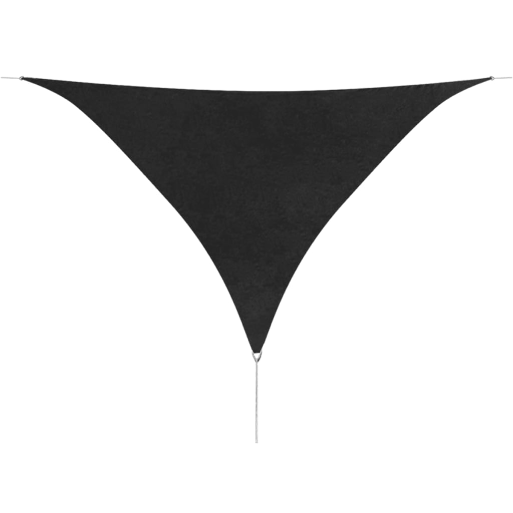 Vidaxl Sunshade Triangular 5x5x5 M Oxford Fabric Anthracite -colored