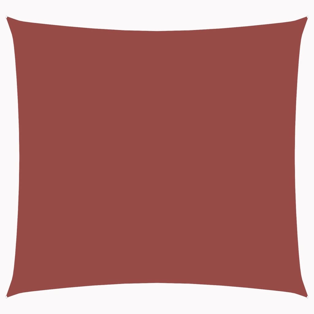 Vidaxl Sun Shade Square 3.6x3,6 M Terracotta in tessuto Oxford Colore
