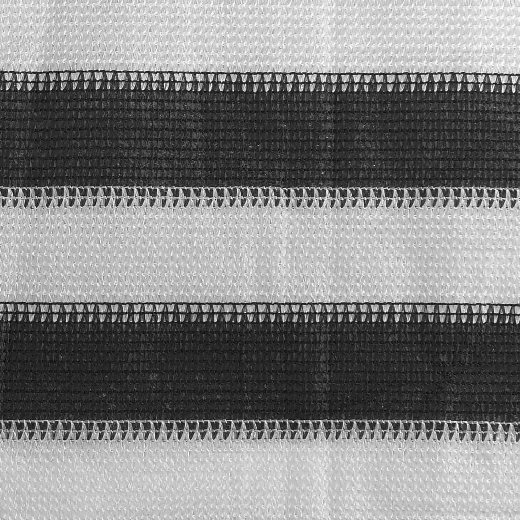 Vidaxl Balkonisarchir Track HDE 90X400 cm Anthhracit a Wäiss