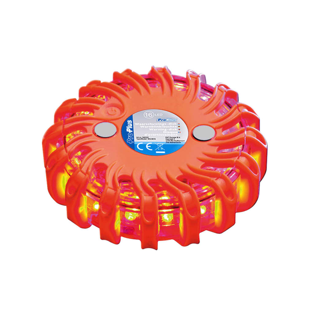 ProPlus Warning Disc 16 LEDs Orange 540322