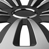 PROPLUS HUBCAPS 4 ST TERRA 15 '' colorato d'argento e nero