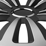 PROPLUS HUBCAPS 4 ST TERRA 16 '' colorato d'argento e nero