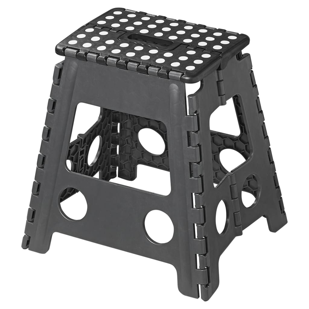 ProPlus foldable step black gray 29 x 21.5 x 39.5 cm