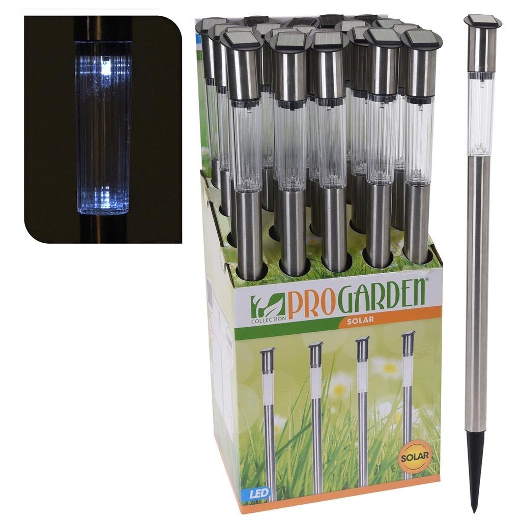 Lampada da giardino a led solare per giardino Pro 3x70 cm in acciaio inossidabile