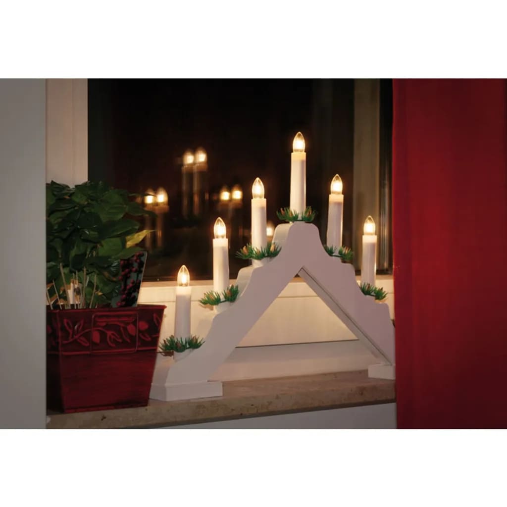 Ambiance Ambiance Candle Bridge with 7 LEDs White