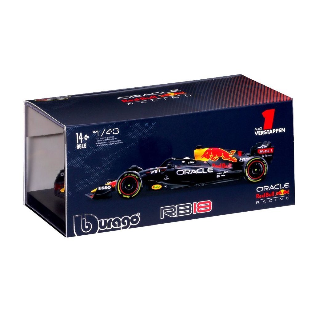 BBURAGO Red Bull Max Verstappen RB18 Formula 1 Sezon 2022