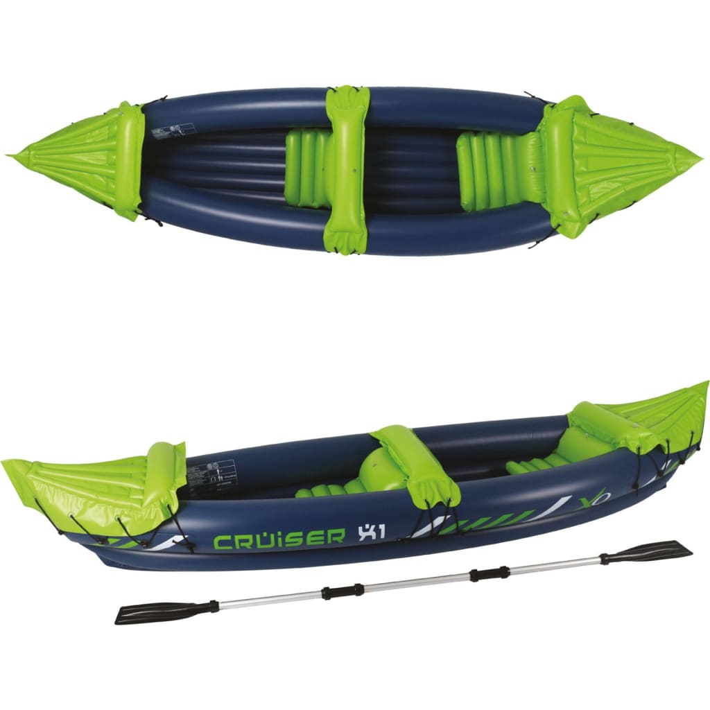 XQ Max Kayak Cruiser X1 325x81x53 cm blau und grün
