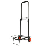 Proplus Skládací zavazadlový vozík 30 kg oceli černá
