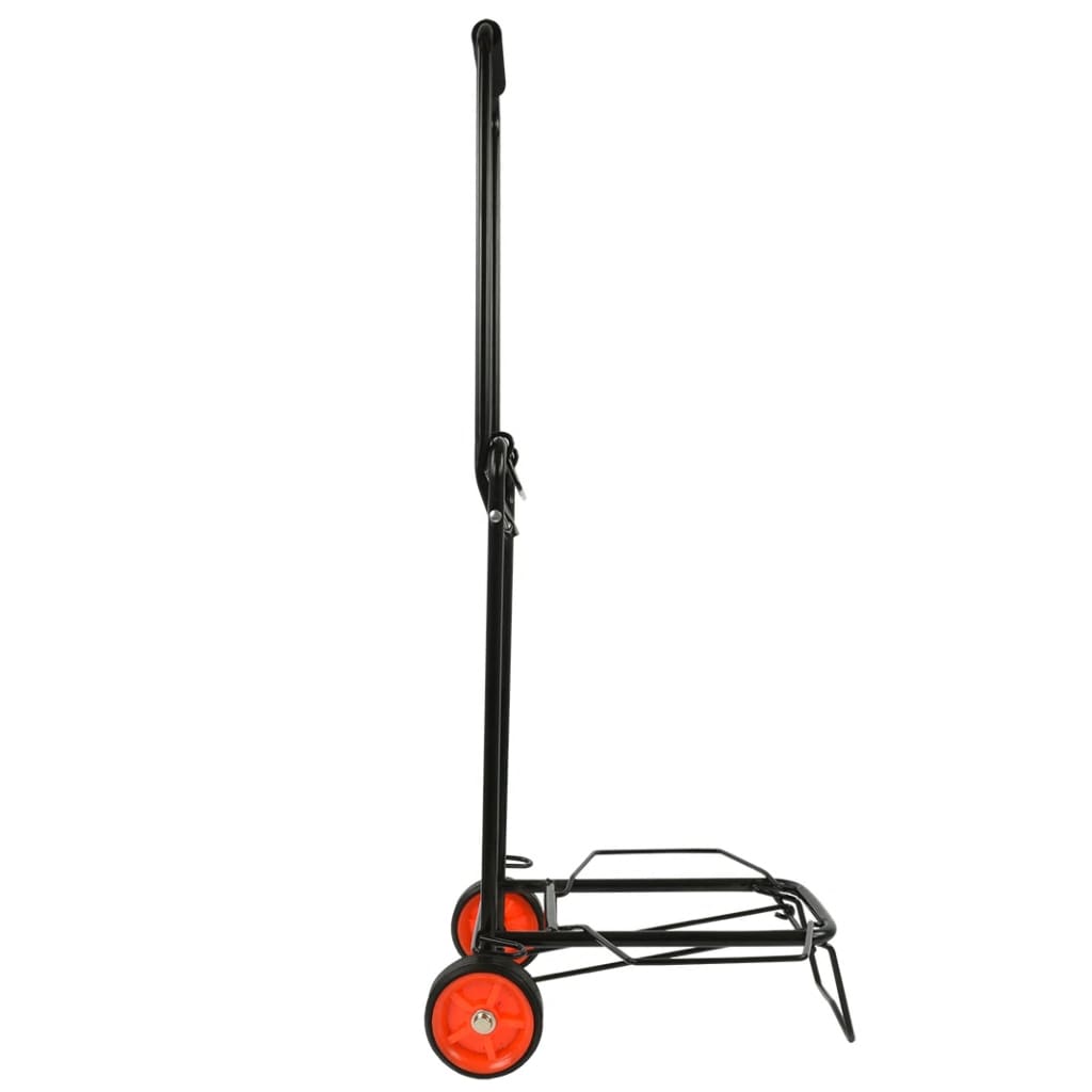 Proplus Skládací zavazadlový vozík 30 kg oceli černá