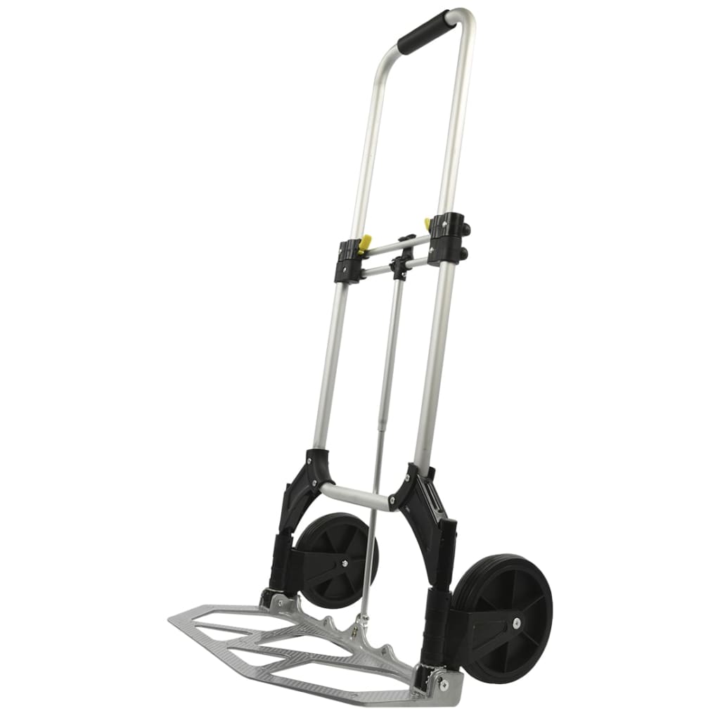 ProPlus sammenfoldelig bagagevogn 70 kg aluminium sølv sort