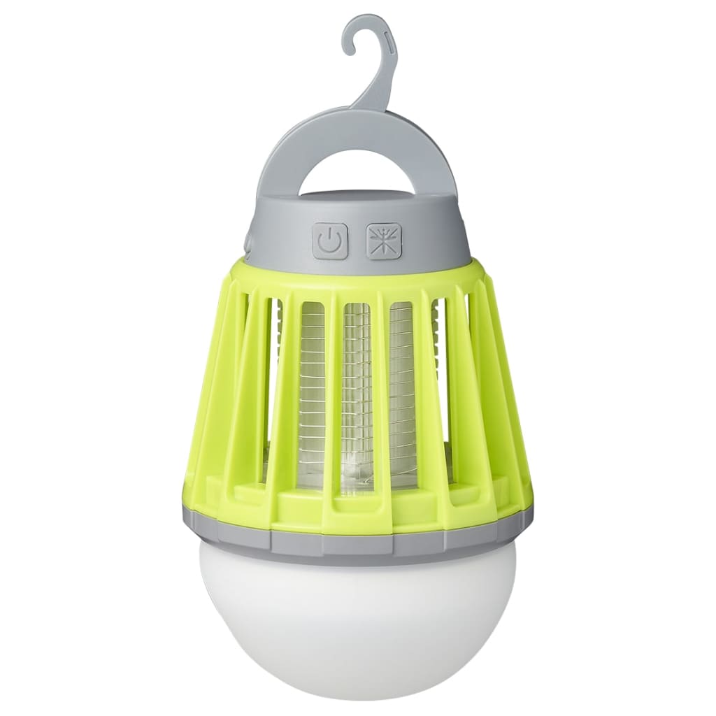 Proplus kempová hmyz lampa 2-in-1 dobíjecí zelená šedá