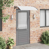 VIDAXL DODÁVKY BANOPY 120X75 CM PC Black and Transparent