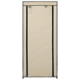 Kážka vidaxl boty s krytem 58x28x106 cm tkanin crème