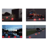 ProPlus warning discs with 16 LEDs 2 st orange