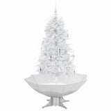Vidaxl Christmas Tree Snowing med paraplyer 170 cm hvid