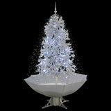 Vidaxl Christmas Tree Snowing med paraplyer 170 cm hvid