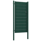 Port Vidaxl 100x204 cm PVC a ocelová zelená