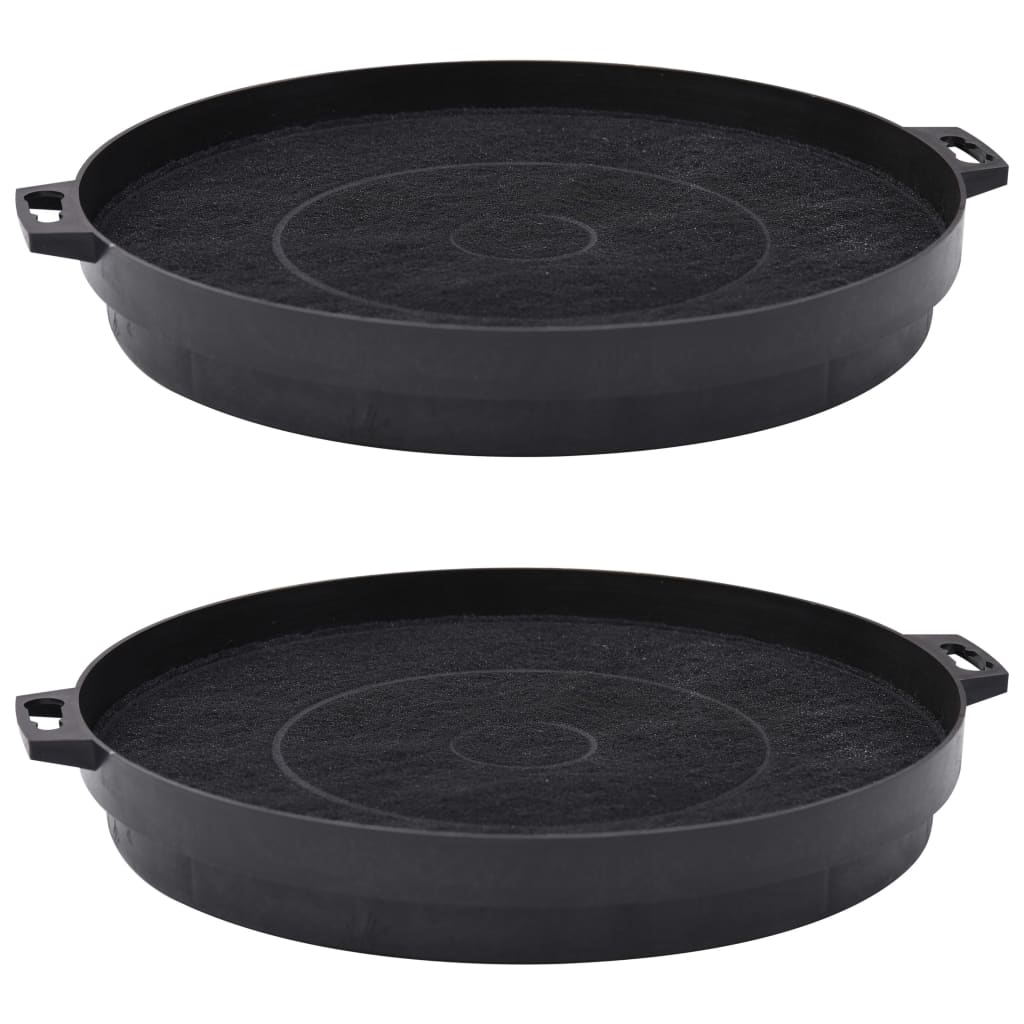 Vidaxl uhlíkové filtry pro kapuci extraktoru 2 ks 210 mm