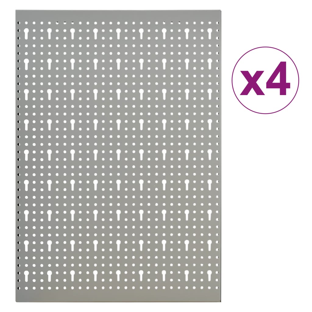 Vidaxl GaartJenspanelen Wall -montert 4 stk 40x58 cm stål