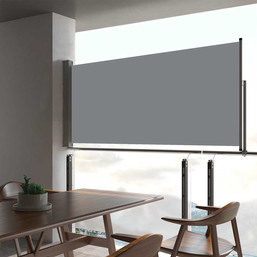 VidaXL Garden screen Extendable 60x300 cm Gray