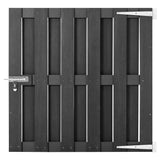 VIDAXL -Port 100x100 cm HKC Grau