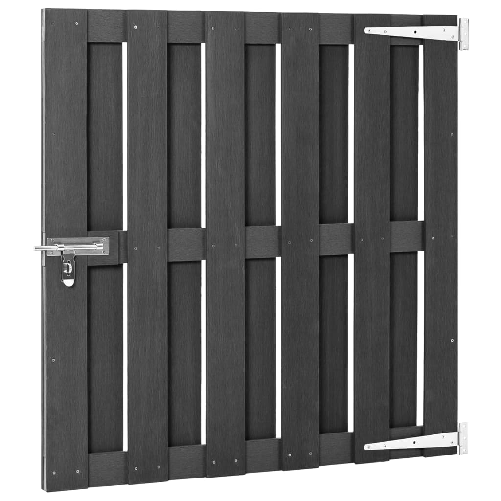 VIDAXL -Port 100x100 cm HKC Grau