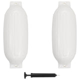 VIDAXL BOOTSTOOT CUSHIONS 2 PCS 69X21,5 CM PVC White